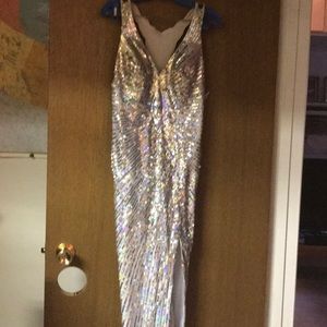 Sequinned gown